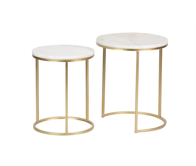 Set Metal Adda Home 41x41 Blanco