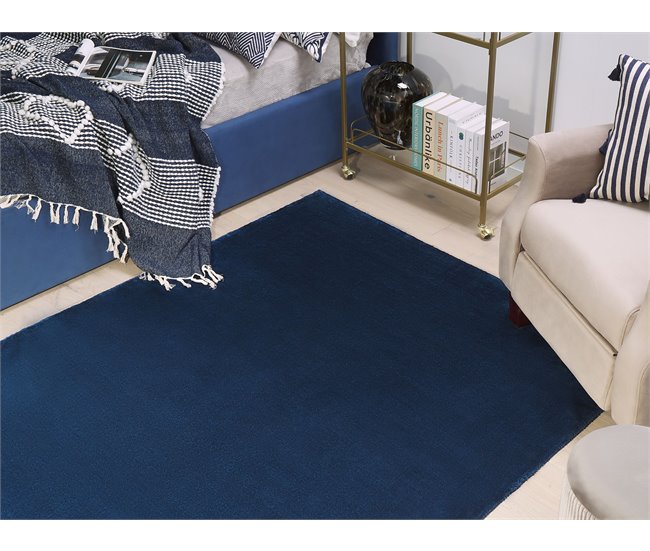 Beliani Alfombra de pelo corto GESI II 160x230 Arena