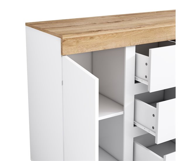 Cómodas Natural/ Blanco