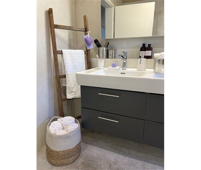 Beliani Conjunto de accesorios de baño SONANA Beige