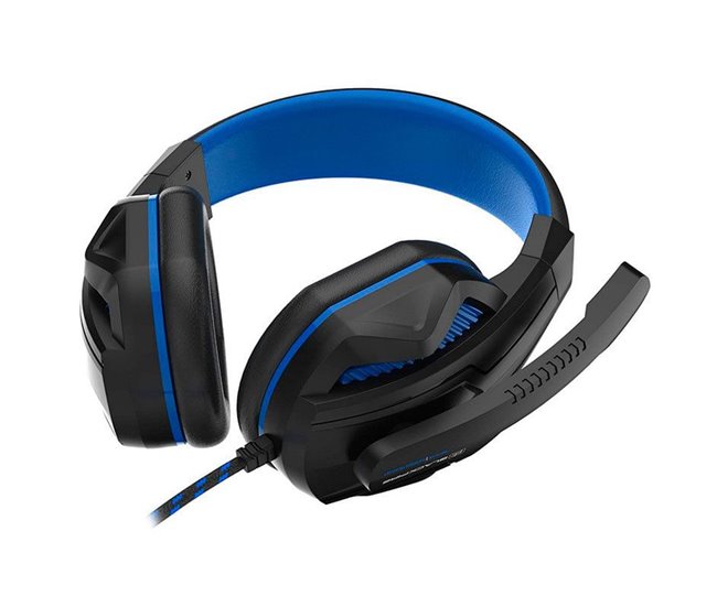 Auriculares con Micrófono Gaming Negro