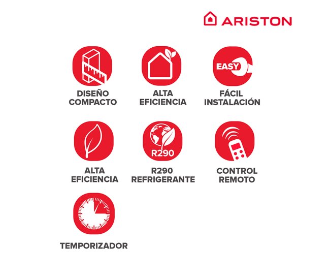 Aire acondicionado portatil, Ariston, Mobis Plus 10000, Clase Energetica +A Blanco Brillo