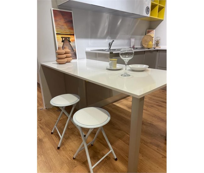 Taburete plegable modelo FOLK III Blanco