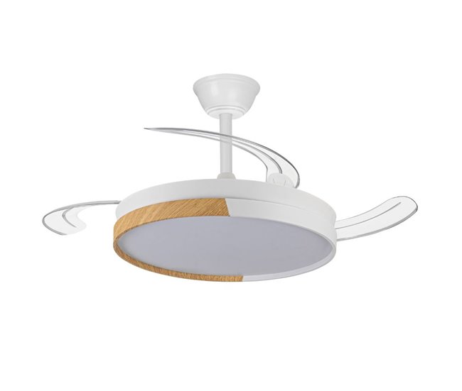 Ventilador De Techo Metal Serie Vista Blanco
