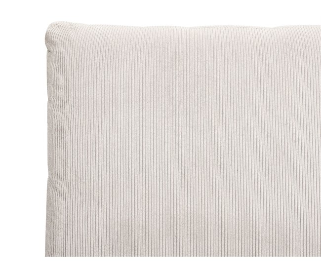 Beliani Cama con somier Pana MELLE 175x240 Beige