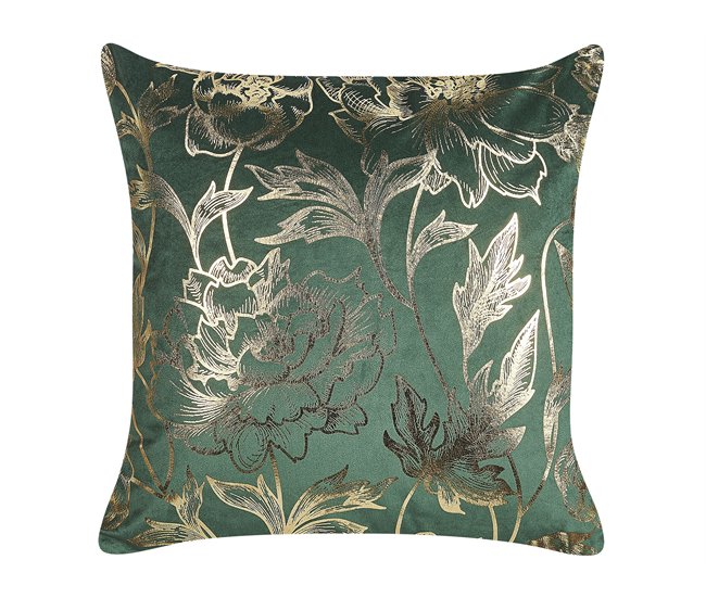 Beliani Cojín decorativo DAFFODIL 45x45 Marron