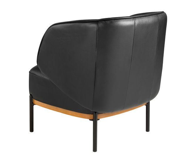ANGEL CERDÁ Sillón piel Negro