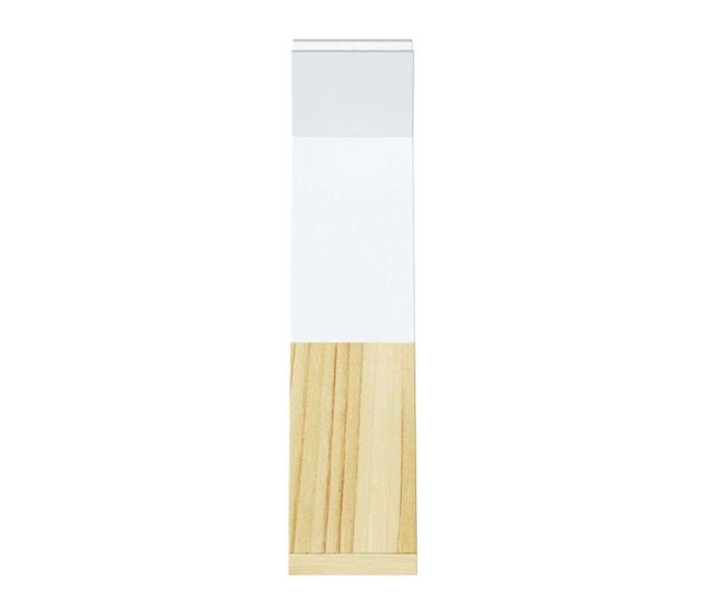 Estantería Infantil Dormitorio Tipi Diseño Forma Tipi Blanco/ Madera