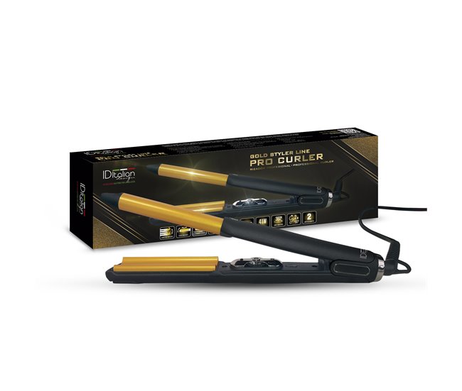 Tenacilla  Gold Styler Pro Curler Negro
