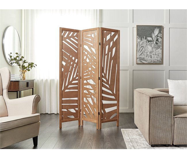 Beliani Mampara VERNAGO Marron