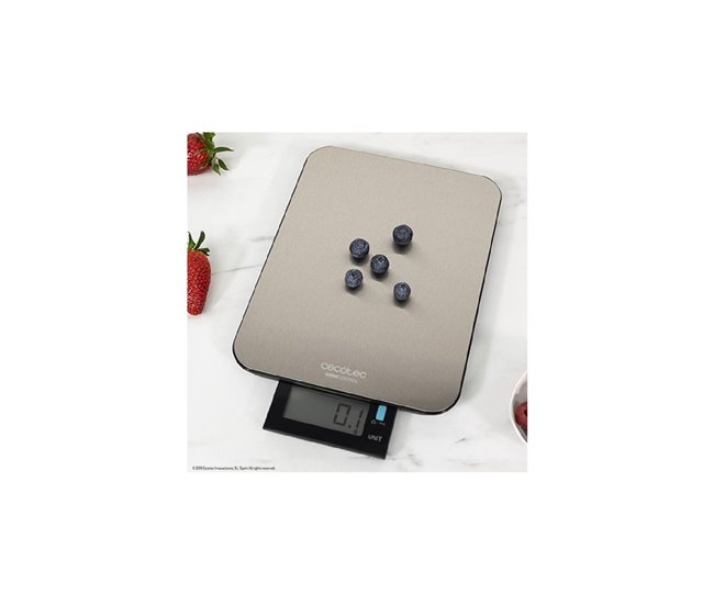 Bascula Cook Control 9000 Waterproof Cecotec Gris