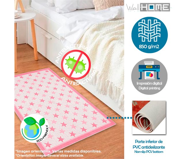 Alfombra De 180 X 280Cm 280x180 Natural