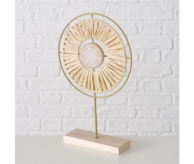 Figura decorativa mandala ALI surtida material madera Multicolor
