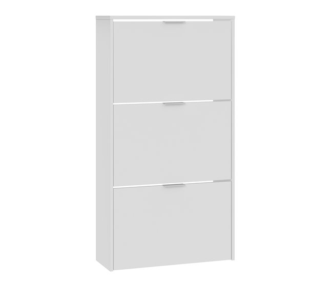 Mueble zapatero 3 Puertas Rubi 60 Blanco