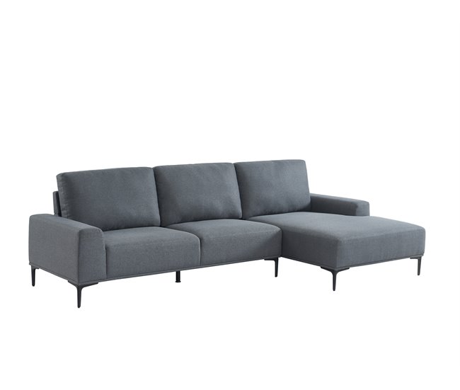 Chaise longue DANTE Gris