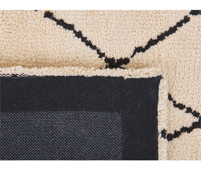 Beliani Alfombra de pelo corto HAVSA 80x150 Beige