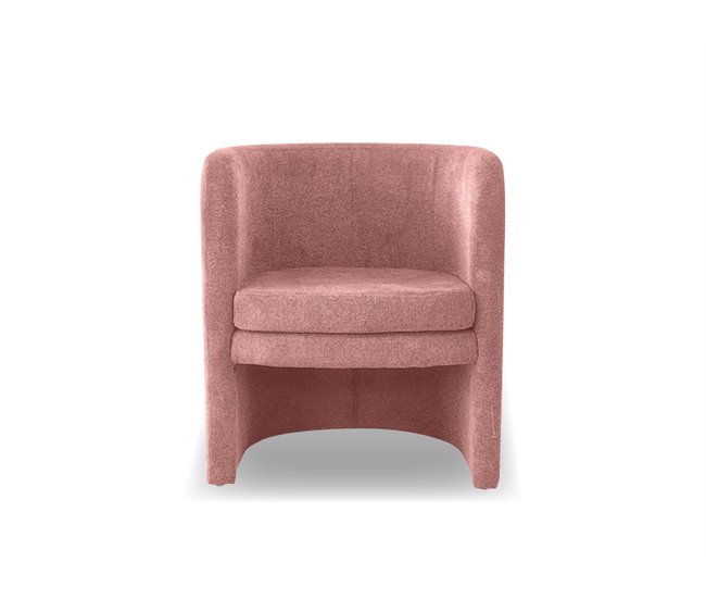 Sillón modelo HEBE decorativo Rosa