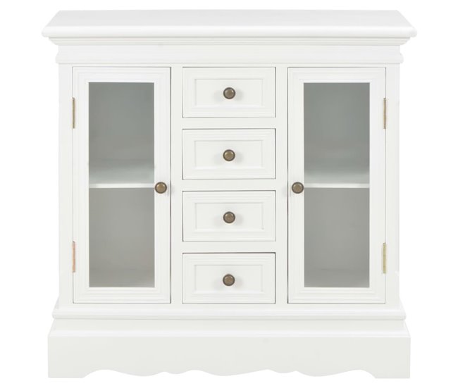 Aparador de madera maciza de pino 4402057 Marron