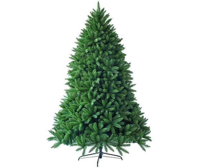 Árbol Navidad Clásico Frondoso | 200 Ramas | Base Antideslizante Verde