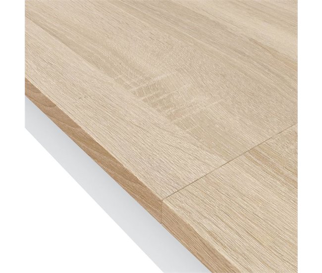 Mesa de comedor extensible Danna 140 190x90 Roble
