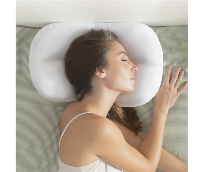 Almohada Nube 3D Antiarrugas Blanco