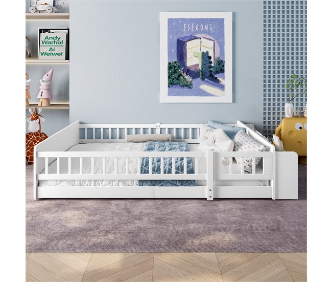 Camas infantil 145x223 Blanco