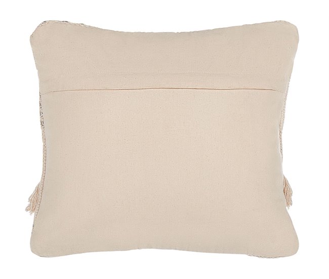 Beliani Cojín decorativo VAYALI Beige