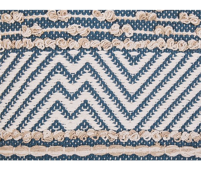 Beliani Cojín decorativo DEWBERRY Azul