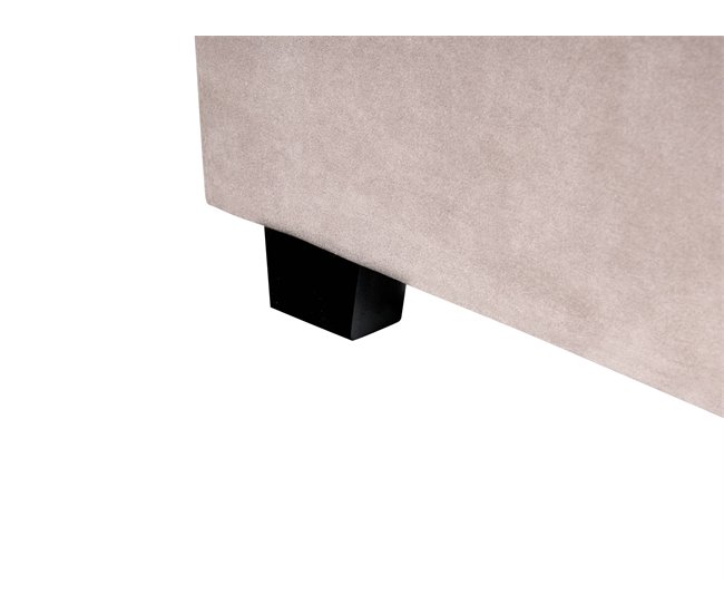 Beliani Cama Terciopelo VINCENNES 145x213 Crema