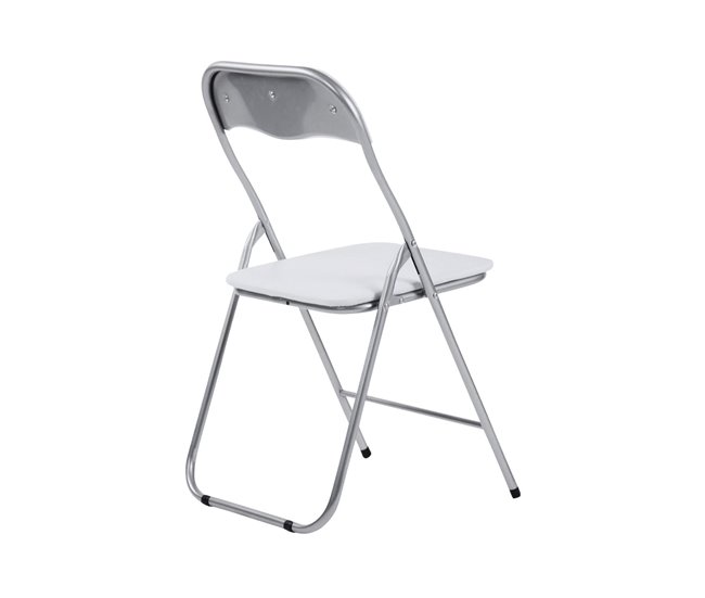 Silla Plegable Acolchada Eleonor 7house Blanco