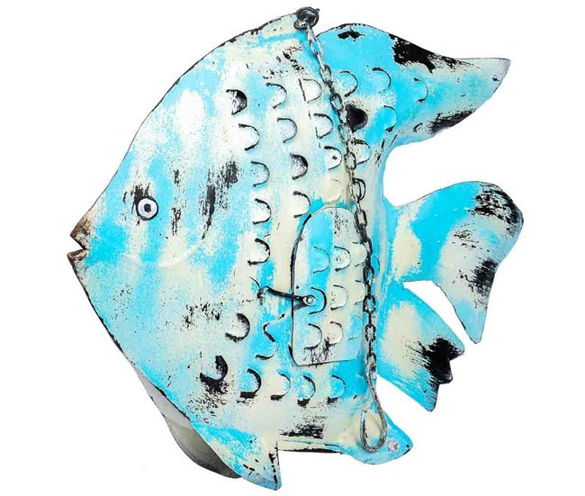 Figura Decorativa Azul