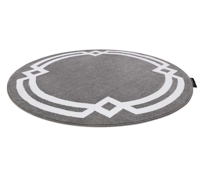 Alfombra HAMPTON Lux círculo 160x160 Gris
