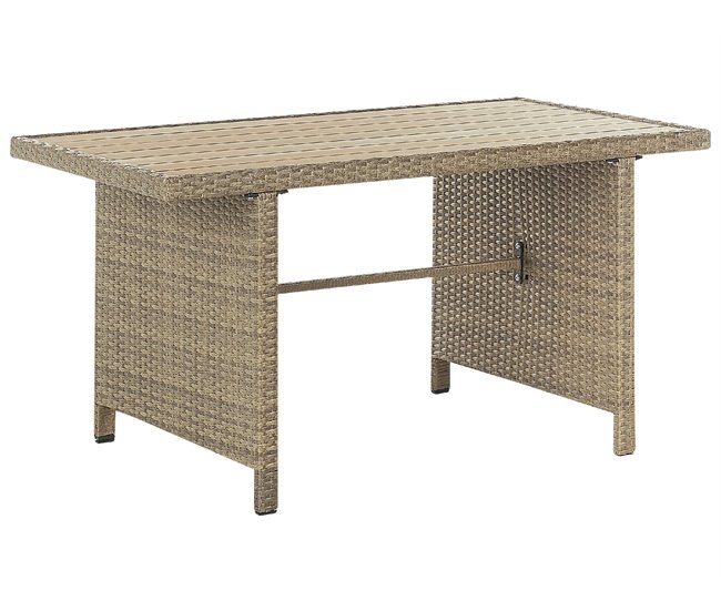 Beliani Conjunto de comedor BARDI Gris Oscuro