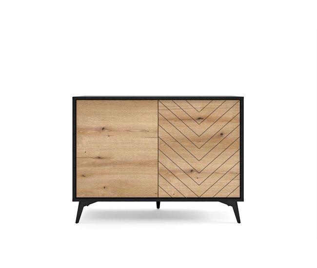 APARADOR DIAMOND 104 Negro/ Madera