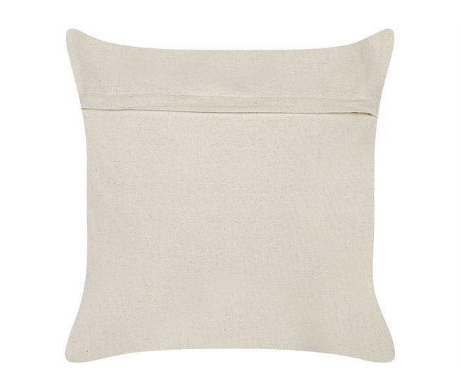 Beliani Cojín decorativo ALOCASIA Beige