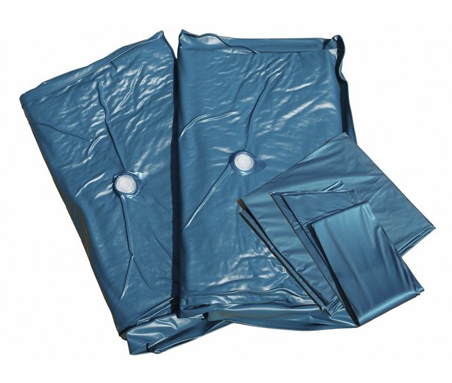 Beliani Cama de agua Poliéster BELFORT 191x212 Beige