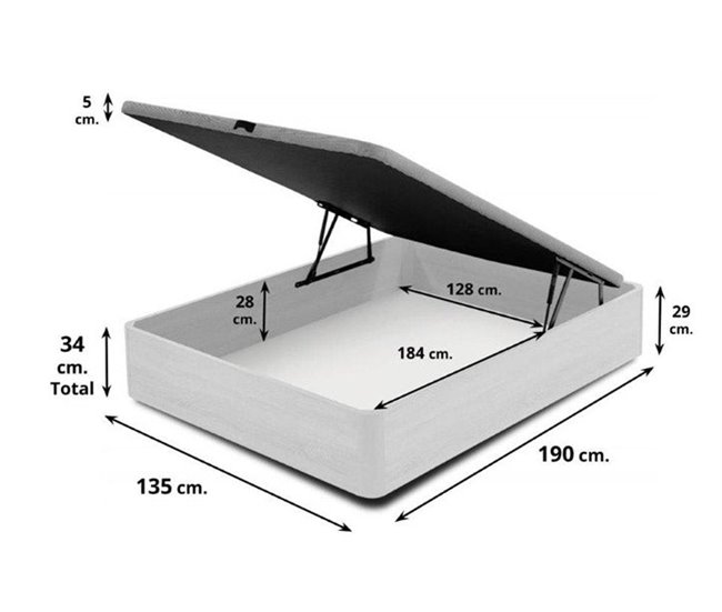 Cama Canape Abatible + Colchon 