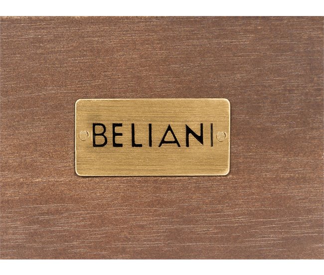 Beliani Mesa de jardín TIMOR Rojo