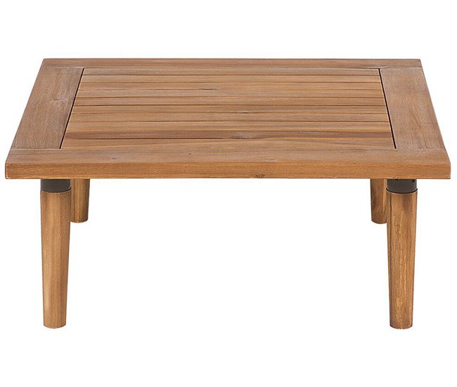 Beliani Conjunto de jardín Madera de acacia con certificado FSC® FRASCATI Gris Claro