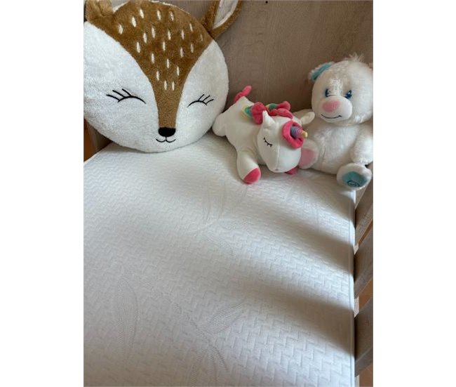 Colchón piel sensible bebé Blanco