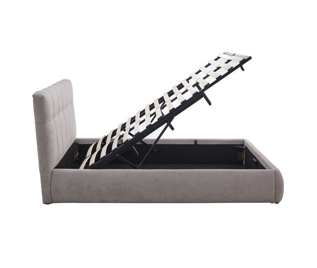 Cama WALDORF 150x190cm color beige Beige