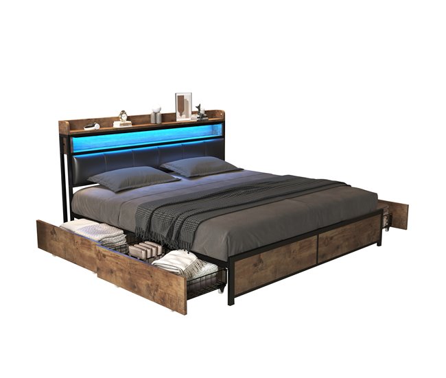 Camas de matrimonio Negro