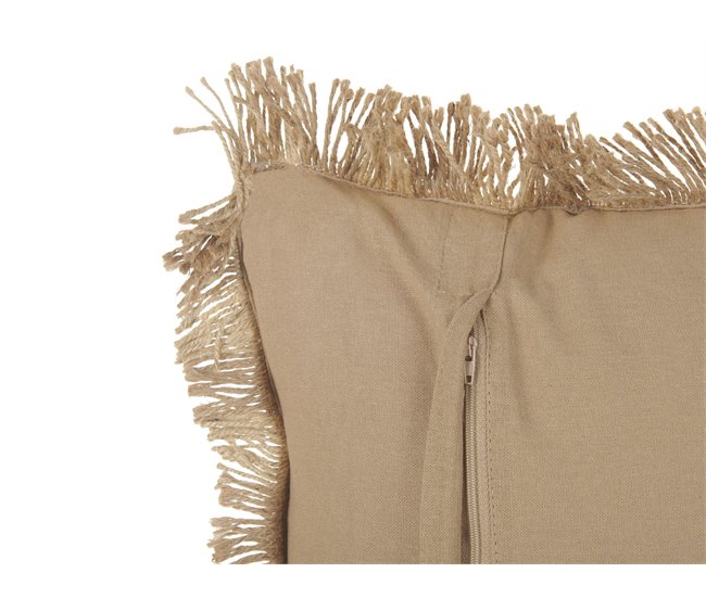 Beliani Cojín decorativo CIRSIUM Beige