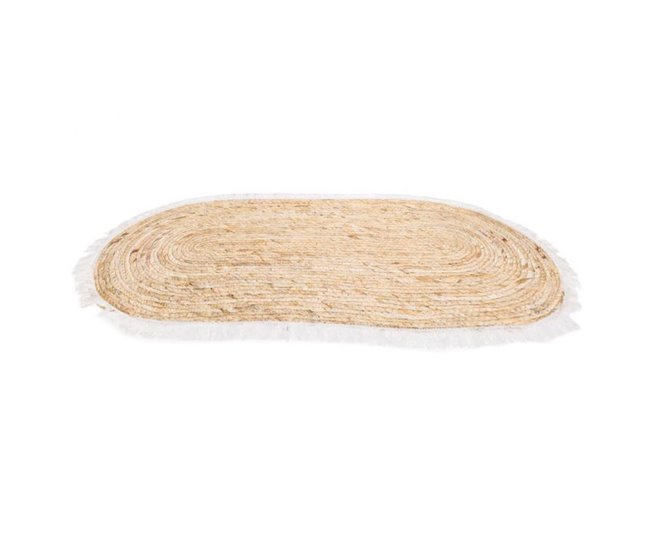 Alfombra fibra natural tejido artesanal Multicolor