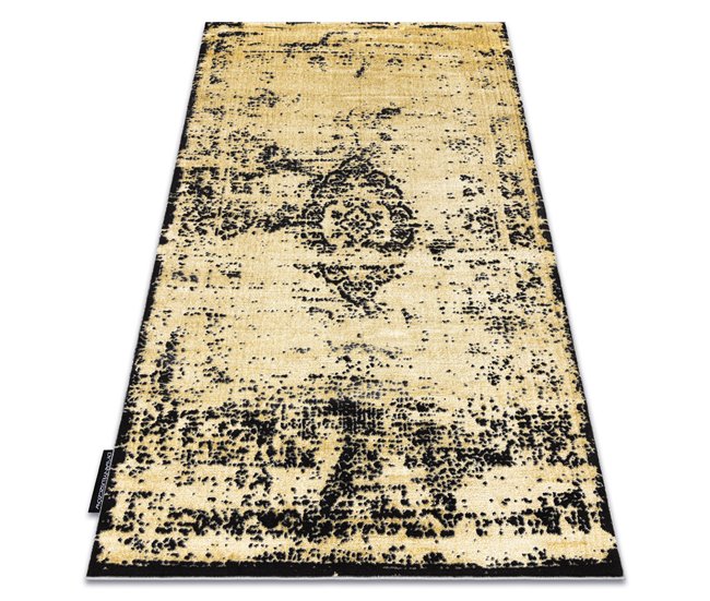 Alfombra DE LUXE moderna 2083 Ornamento vintage - Structural 200x290 Amarillo