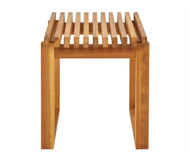 Beliani Conjunto de balcón BELLANO Madera Clara