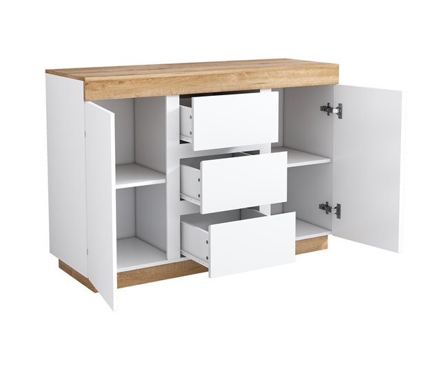 Cómodas Natural/ Blanco