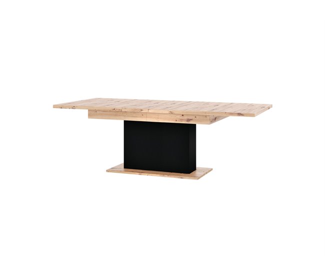 Mesa de comedor extensible COLUMBUS Roble Artisan
