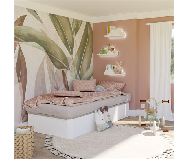 Canapé Luxury Plus 3D 90x190 Blanco