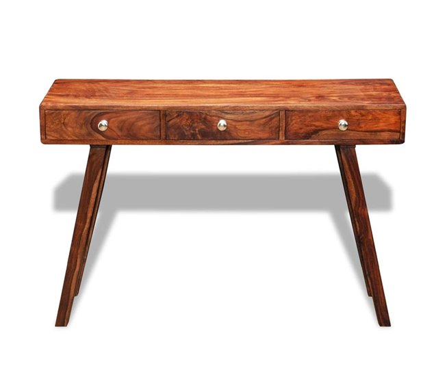 Consola recibidor Kalm  maciza de sheesham Natural